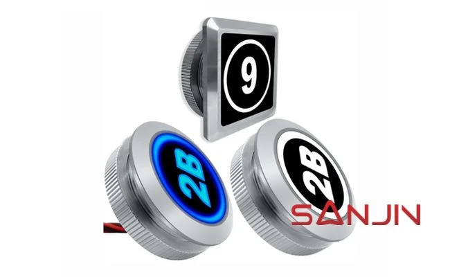 Elevator touchless button